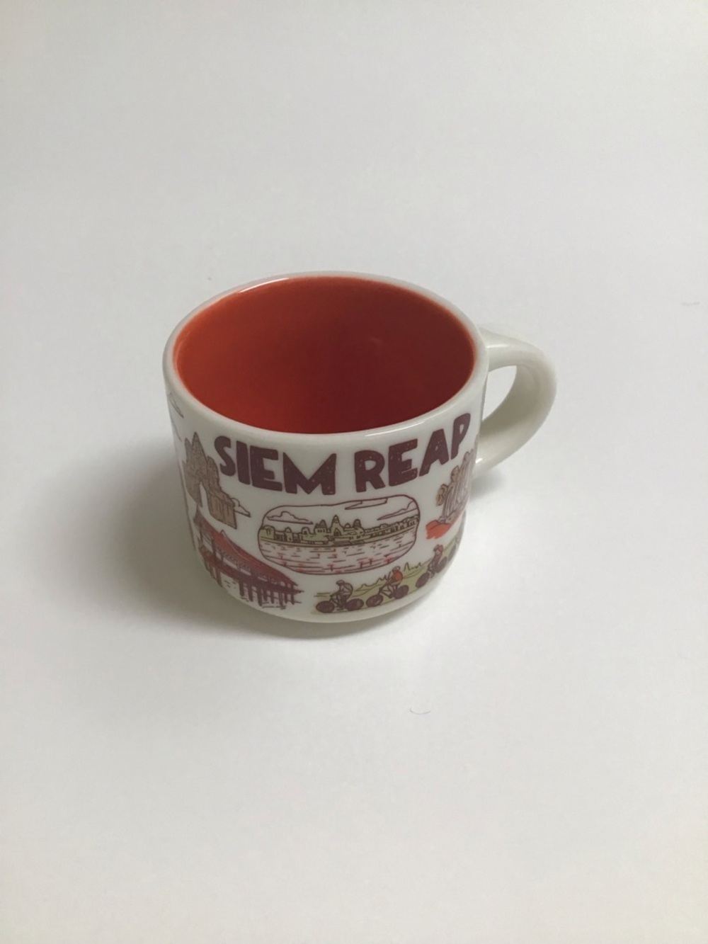 Starbucks Siem Reap Cambodia Mini Espresso Mug 2 oz Been There Series Ornament